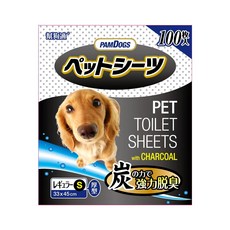 PAMDOGS 幫狗適 寵物竹炭尿布, S 45 x 33cm, 100片, 1包