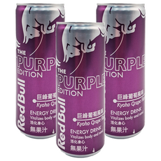 Red Bull 紅牛 巨峰葡萄能量飲,250ml,3罐