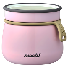 mosh Latte Food Jar 不鏽鋼保溫保冷食物罐 粉紅色, 350ml, 1個