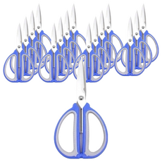 百貨King 防滑家事剪，不鏽鋼塑膠橡塑材質，適用於廚房食品, 20 x 10cm, 單色, 16個, F-183