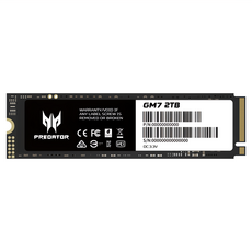 acer 宏碁 PREDATOR M.2 2280 PCIe Gen4x4 SSD固態硬碟, GM7, 2TB