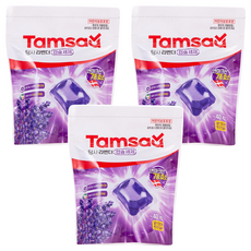 Tamsaa 薰衣草洗衣膠囊 散發自然香味 高效清潔, 40顆, 3袋