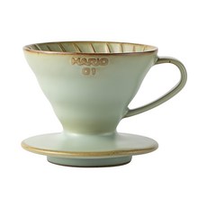 HARIO 好璃奧 V60懷汝窯01濾杯, VDCK-01-MBU 119 x 100 x 82mm 口徑95mm, 1組, 1~2杯