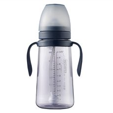 MOTHER-K 精粹極簡PPSU學飲吸吸杯, 湛藍星夢配色 醫療級PPSU材質 360度狠甩不漏, 300ml, 1個, 夜幕藍