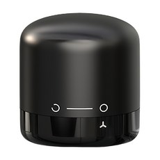 優思居 旋轉鎖扣式紅酒保鮮瓶塞, 黑色, 1組