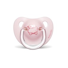 suavinex 蘇維妮 Toy Evolution系列 安撫奶嘴, 0-6個月, 粉色鴨子款, 1個