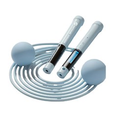 MICHAEL FITNESS 麥克健身 兩用跳繩 膠球 + 長繩 雲霧藍, 150 x 120 x 50, 1個