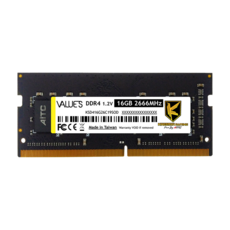 AITC 艾格 Value S DDR4 16GB 2666MHz SODIMM 筆記型記憶體, 1.2V, 1個