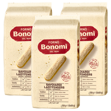 Bonomi 拇指餅乾, 500g, 3包