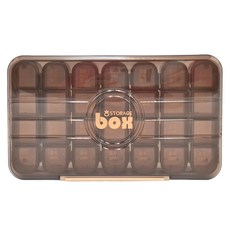 理享家 1月間 7日28格藥盒 淡奶咖 一週藥物管理, 1個