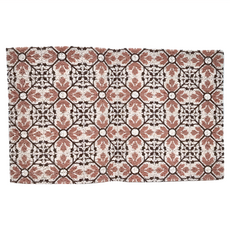 北歐風刮沙絲圈地墊 45 x 75cm, 復古花磚, 1個