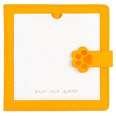 蕉蕉購物 貓爪空白蓋章本, 黃色, 1本