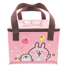雅迪 卡娜赫拉的小動物方形便當袋, 22 x 17 x 17cm, 1個, 粉色