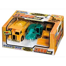 MARUKA 迴力車 Drive Town 3 in 1工程車組, 187142, 1組