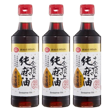 十全 頂上純麻油, 305ml, 台灣產, 古法製成, 天然香醇, 3瓶