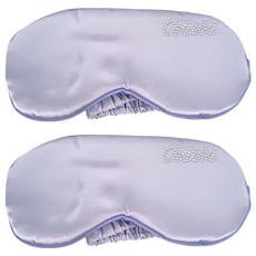 Okioki 玻尿酸眼罩, 65%再生纖維 35%棉, 紫色, 21.0 x 9.0 cm, 1個, 2個