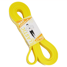 EKI MORI MACHI 驛森町 乳膠訓練彈力帶 2.5-18公斤 瑜珈皮拉提斯健身彈力繩, 黃, 1個