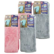 Little Pink Rabbit 粉彩小兔 加厚吸水抹布 12條 Set, 30 x 30cm, 4包