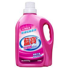 藍寶 衣留香洗衣精 優雅花香, 3kg, 1入, 1桶