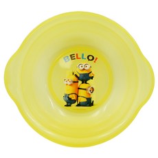 Skater 小小兵塑膠臉盆 兒童用, 黃色, 1個