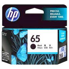 HP 惠普 65 原廠墨水匣，色彩鮮豔持久，圖片品質卓越, 黑色, 1個