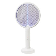 MATRIC 松木家電 二合一充電式捕蚊拍 可立/可手持, 200 x 390mm 含底座, MG-EP0212H