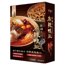 金博家 英雄淚麻辣鴨血 鮮美雞湯熬製 Q彈滑嫩爽口, 692g, 1盒