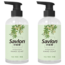 Savlon 沙威隆抗菌洗手露，茶樹精油, 500ml, 2瓶