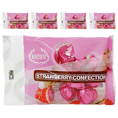 KAISER 甘百世 草莓巧克力, 55g, 5袋