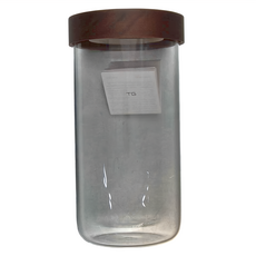 TAIWANGLASS 台灣玻璃 台灣相思木玻璃儲物罐, 1.2L, 1個