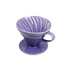 HARIO 好璃奧 彩虹磁石濾杯 V60 02, VDC-02-PU-TW 神秘紫 1~4杯, 1個, 1~4杯