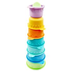 munchkin 滿趣健 毛毛蟲疊疊樂洗澡玩具 9個月以上, MNB41686, 1組