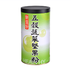 御復珍 五榖蔬菜堅果粉, 600g, 台灣製造, 膳食纖維, 1罐
