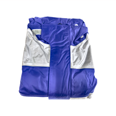 TAHSIN 達新牌 飛翼耐久防水套裝式雨衣 (衣褲二件式) NYLON/PVC, XL, 寶藍/銀灰, 1組