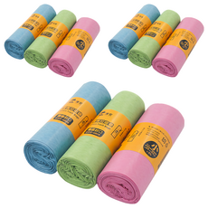 淳安 碳酸鈣清潔袋 HDPE+LLDPE+碳酸鈣材質 台灣產 3捲/包, 15L, 3組