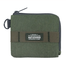 Matchwood Zip拉鍊短夾 尼龍帆布 YKK拉鍊