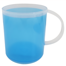 KEYWAY 聯府 彩玉雙色口杯 大 600ml, 顏色隨機, 1個