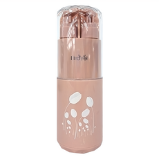 旅行盥洗多功能合一收納杯套組 - 粉色, 1組, 200g