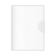 E.dot 20頁 A3平放收納冊，白色，PP材質，尺寸31.5x24cm, 1個