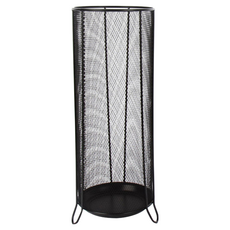 NATURE LIVING 簡單的室內傘架, 黑色網狀, 1個, 黑色