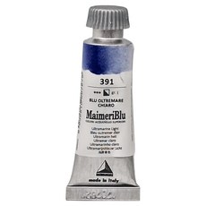 MaIMeRI 美利 管狀水彩 S1 391 淺群青 ULTRAMARINE LIGHT, 12ml, 1色