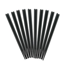 Axis 艾克思 六角合金筷, 黑色, 10雙, 單件