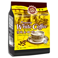COFFEE TREE 咖啡樹 金裝檳城白咖啡 三合一 經典原味 600g, 40g, 15包, 1袋