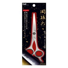 KAI 貝印 関孫六 理髮剪刀 ST柄，不銹鋼刀刃鋼，聚乙烯, HC-3518, 1個