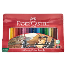 FABER-CASTELL 輝柏 經典色鉛筆, 36色, 1組