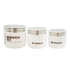 STANLEY ADVENTURE 冒險系列 不鏽鋼罐組 414ml + 650ml + 946ml, 1組, 白色, 透明