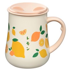 FREIZ 和平 Retor 2way 馬克杯 450ml 保溫保冷 附杯蓋, 檸檬, 1個
