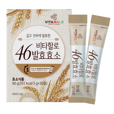 VITAHALO 46發酵酵素 酵素食品 3g x 30包, 1盒