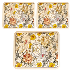 硅藻泥桌墊 G435, 39 x 29.2cm, 伊甸花鏡, 3個, 伊甸花鏡 多色