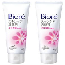 Biore 蜜妮 台灣公司貨 柔珠深層洗面乳, 100g, 2件